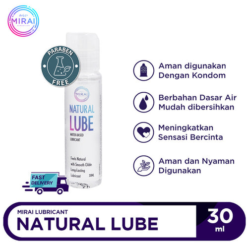 Mirai Lubricant Natural Lube 30 mL - Water Based Lubricant