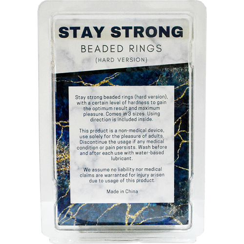 Mirai Beaded Stamina Rings Stay Strong