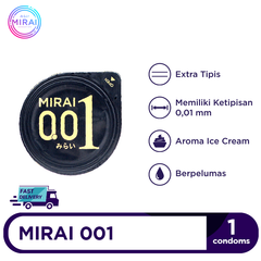 Mirai Condom 001 1 Pc - Extra Thin Condom