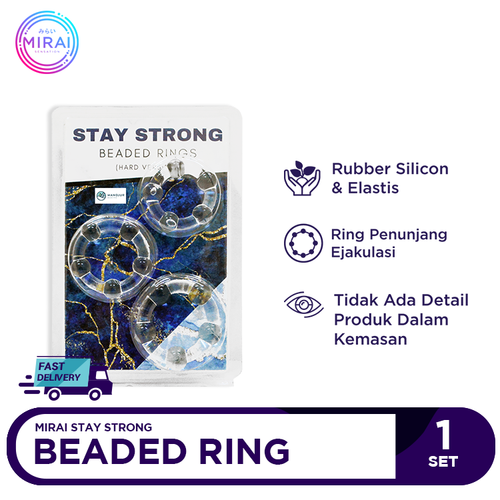 Mirai Beaded Stamina Rings Stay Strong