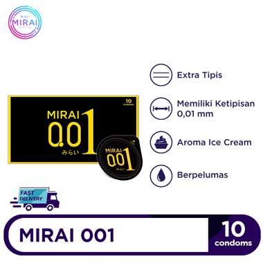Mirai Condom 001 10 Pcs - Extra Thin Condom