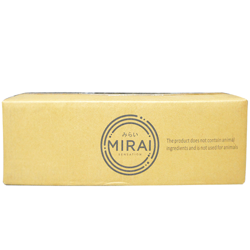 Mirai Sensation Warm Feeling 72 Pcs @60Gr - Lubricant That Provides a Warm Sensation