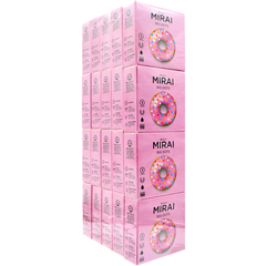 Condom Mirai Big Dots 20 Packs @3 Pcs - Larger and Wider Dotted Texture