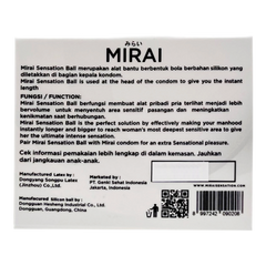 Mirai Ball Big Dots Condom